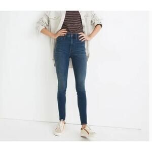 Madewell Denim Blue High-Rise Roadtripper Skinny Leg Jeans size 25 / 0